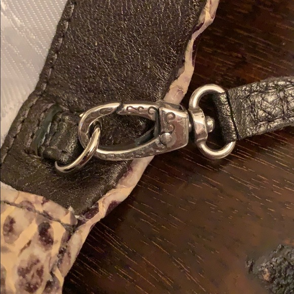 Brighton Snakeskin Print Clutch or Crossbody EUC! - Picture 8 of 16